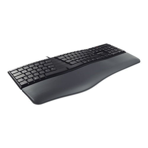 CHERRY CHERRY KC 4500 ERGO - tangentbord - AZERTY - belgisk - svart Inmatningsenhet