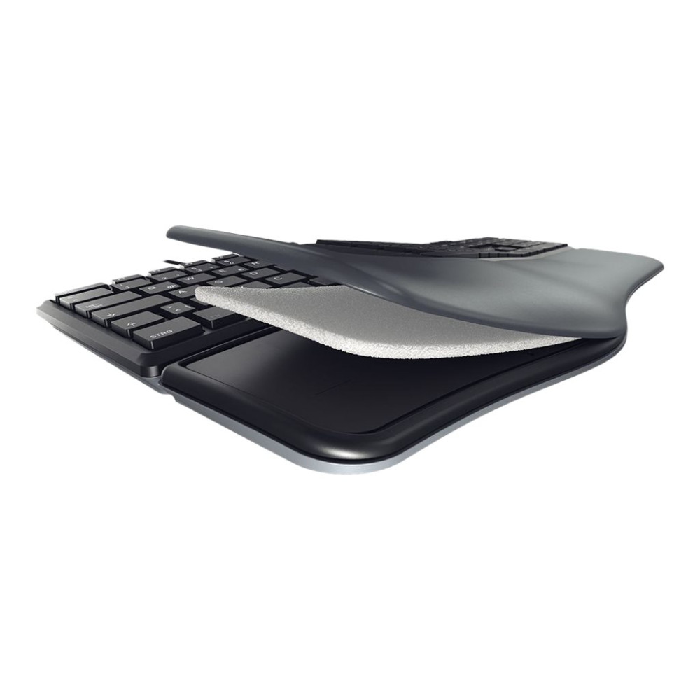 Produktbild för CHERRY KC 4500 ERGO - tangentbord - AZERTY - belgisk - svart Inmatningsenhet