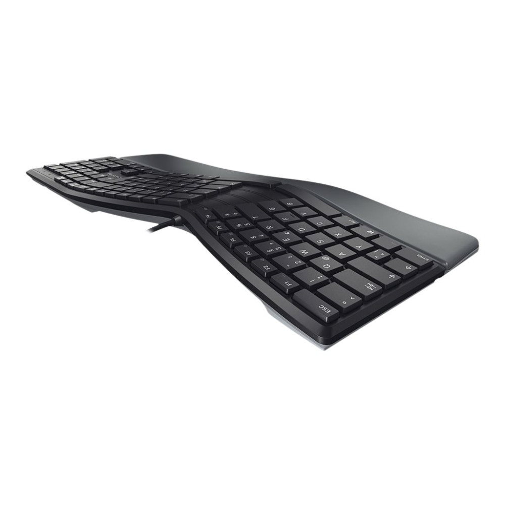 Produktbild för CHERRY KC 4500 ERGO - tangentbord - AZERTY - belgisk - svart Inmatningsenhet