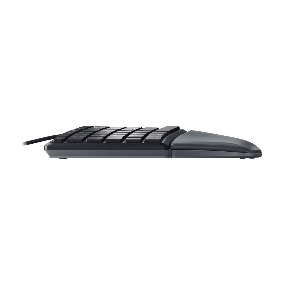 Produktbild för CHERRY KC 4500 ERGO - tangentbord - AZERTY - belgisk - svart Inmatningsenhet