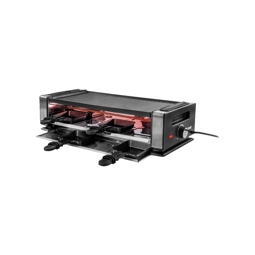 Produktbild för UNOLD 48760 Delice Basic - raclette/grill/griddle/hot stone - svart / rostfritt stål