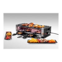 Produktbild för UNOLD 48760 Delice Basic - raclette/grill/griddle/hot stone - svart / rostfritt stål