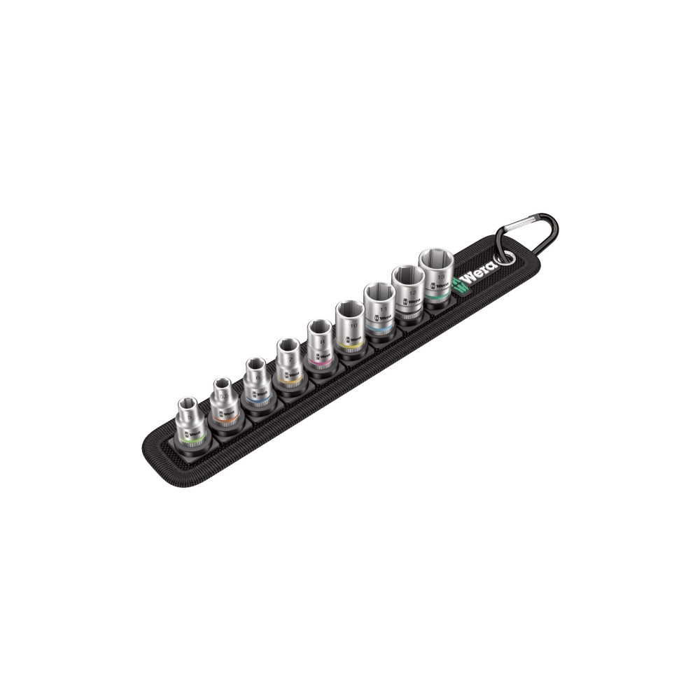 Produktbild för Wera Belt A 4 Zyklop - uttagsuppsättning - 9 delar