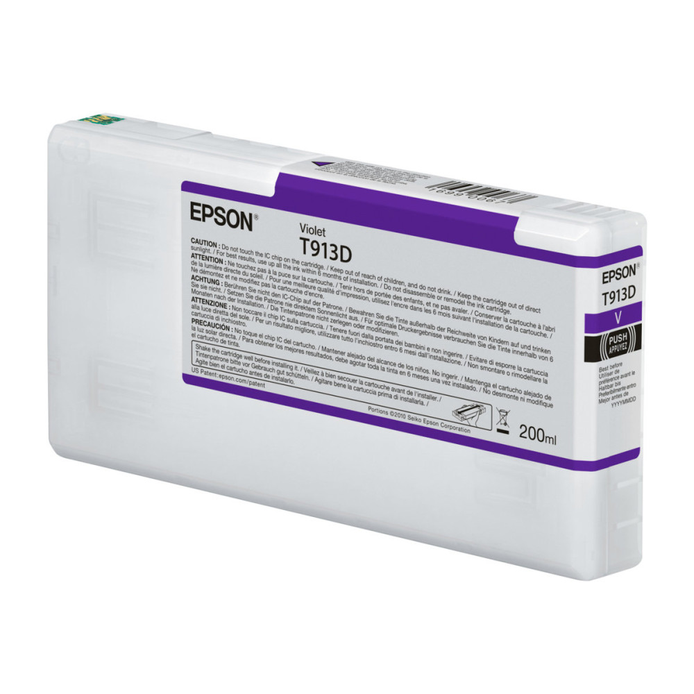 Produktbild för Epson T913D - violett - original - bläckpatron