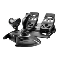 Produktbild för Thrustmaster T-Flight Full Kit X - styrspak, gas och pedaler - kabelansluten