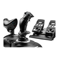 Produktbild för Thrustmaster T-Flight Full Kit X - styrspak, gas och pedaler - kabelansluten