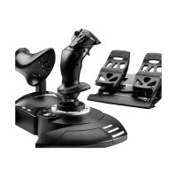 Produktbild för Thrustmaster T-Flight Full Kit X - styrspak, gas och pedaler - kabelansluten
