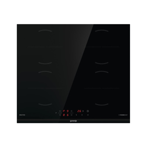 Gorenje Gorenje GI6401BCE induktionshäll - 59 cm - svart - keramik - med avfasad kant