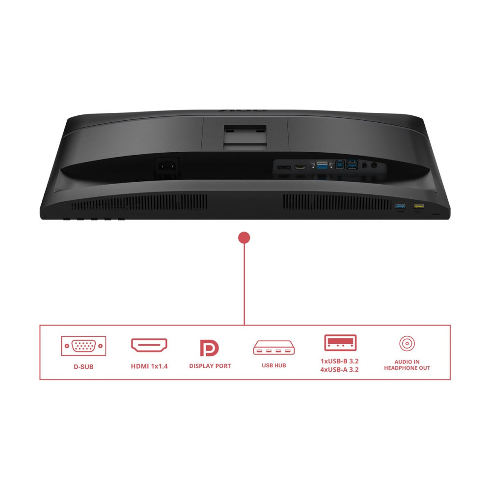 Produktbild för AOC 24E4U - LED-skärm - Full HD (1080p) - 24" - HDR