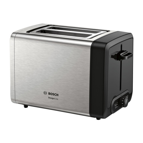 Bosch Bosch DesignLine TAT4P420 - brödrost - rostfritt stål/svart
