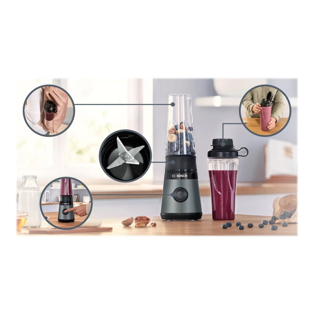 Produktbild för Bosch Serie | 2 VitaPower MMB2111S - blandare - silver