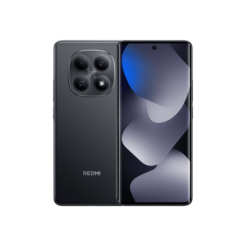 Produktbild för Xiaomi Redmi Note 15 - svart - 4G pekskärmsmobil - 256 GB - GSM