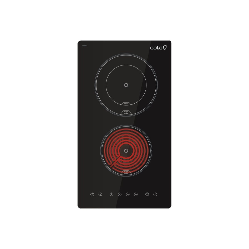Produktbild för CATA TD 3002 BK keramisk häll - 29 cm - keramik