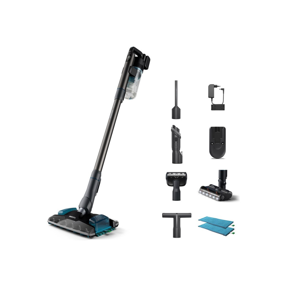 Produktbild för Philips 8000 Series XC8055 - dammsugare - sladdlös - skaft/handhållen - djup bensin