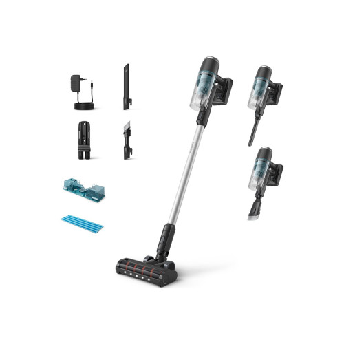 Philips 3000 Series XC3131 - dammsugare - sladdlös - skaft/handhållen - dimgrå - Övrig städutrustning