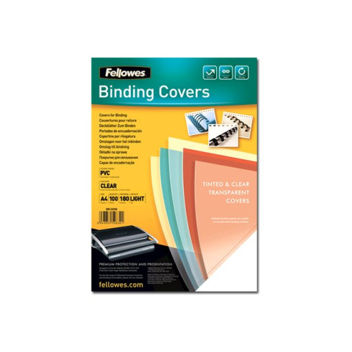 FELLOWES Fellowes - 100 stk - PVC-bindningsskydd