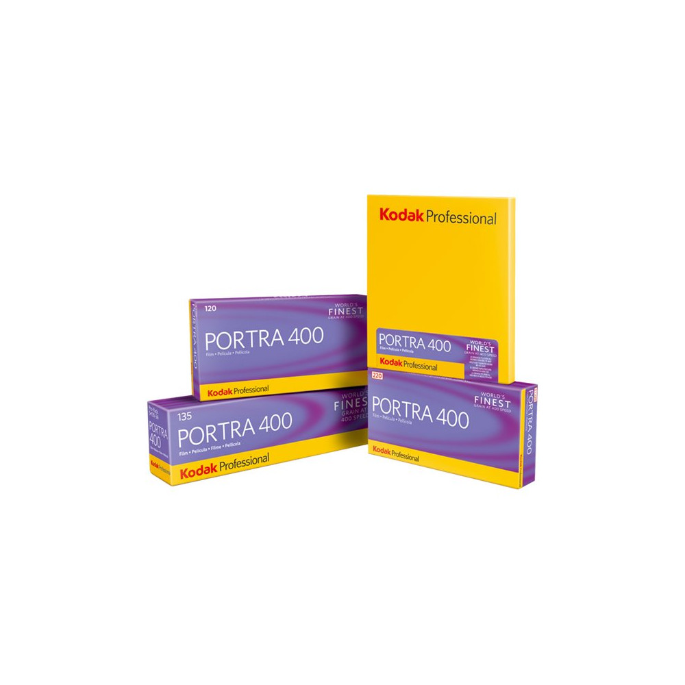 Produktbild för Kodak PROFESSIONAL PORTRA 400 färgfilm - 4 x 5" - ISO 400 - 10 ark