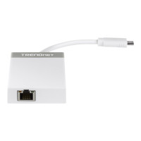 Produktbild för TRENDnet TUC-ETGH3 - nätverksadapter - USB-C - 1000Base-T x 1 + USB 3.0 x 3