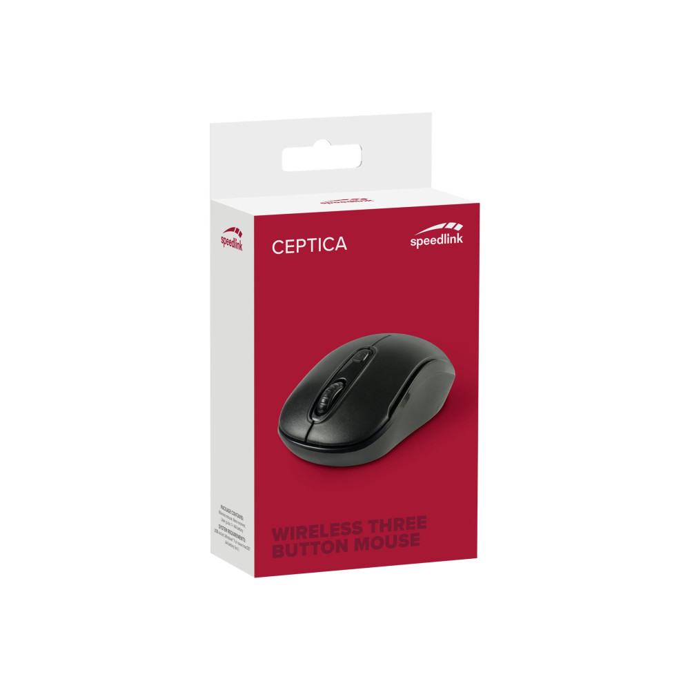 Produktbild för SPEEDLINK Ceptica - mus - 2.4 GHz - svart