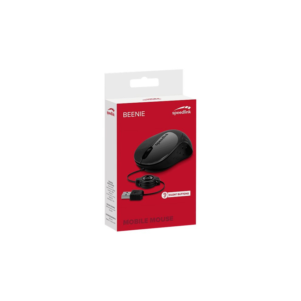 Produktbild för SPEEDLINK BEENIE - mus - USB - svart