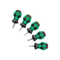 Produktbild för Wera Kraftform Plus - Serie 300 Stubby Set 1 - skruvmejseluppsättning - 5 delar