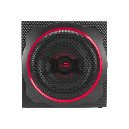 Jöllenbeck SPEEDLINK GRAVITY CARBON RGB - högtalarsystem - för persondator - trådlös