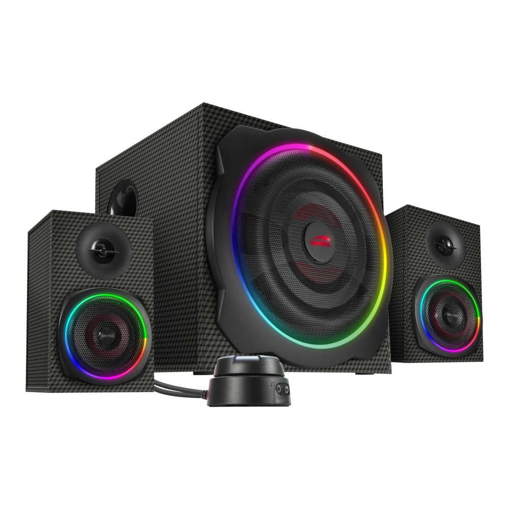 Produktbild för SPEEDLINK GRAVITY CARBON RGB - högtalarsystem - för persondator - trådlös