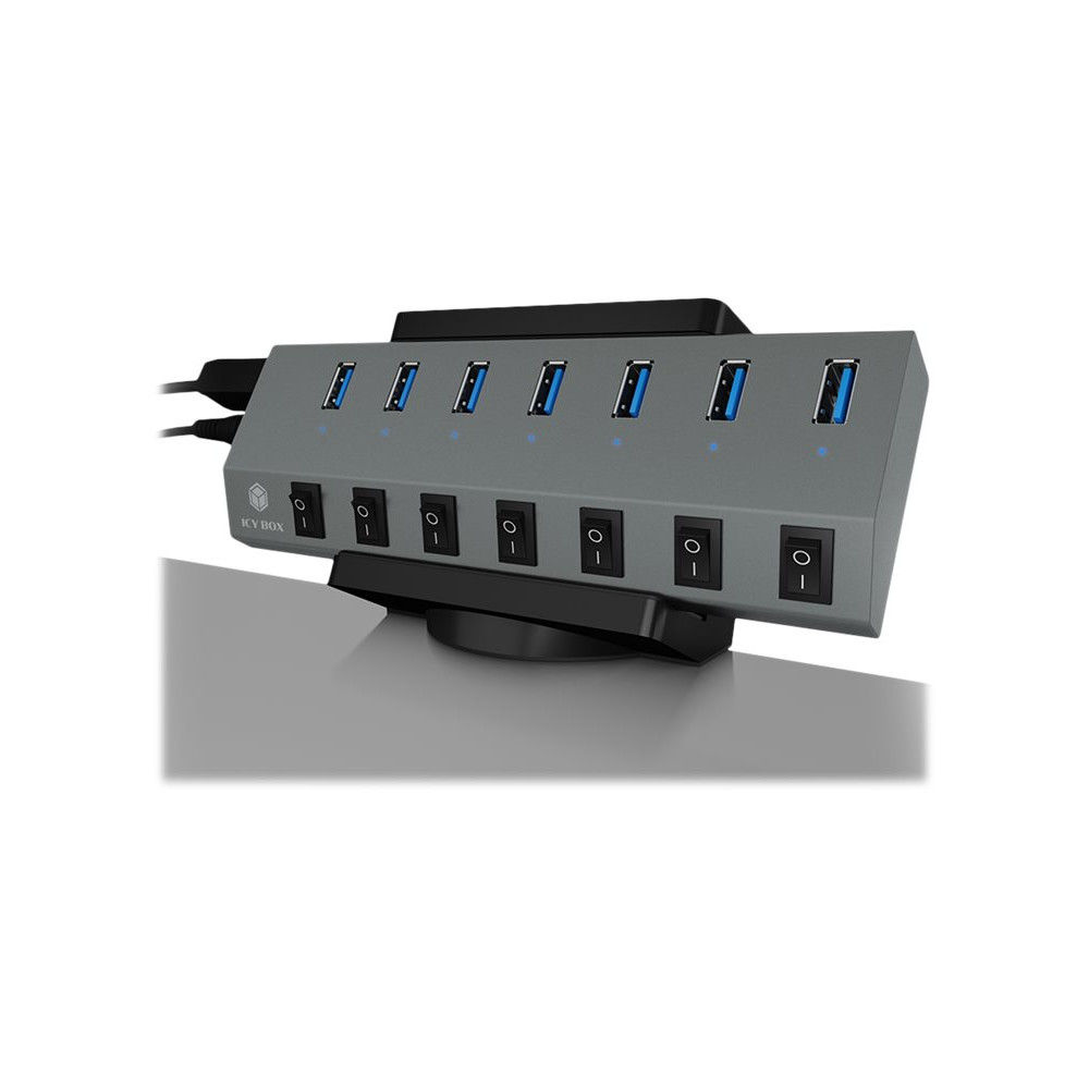 Produktbild för ICY BOX IB-MSA106-HH monteringssats - för USB-hubb - svart