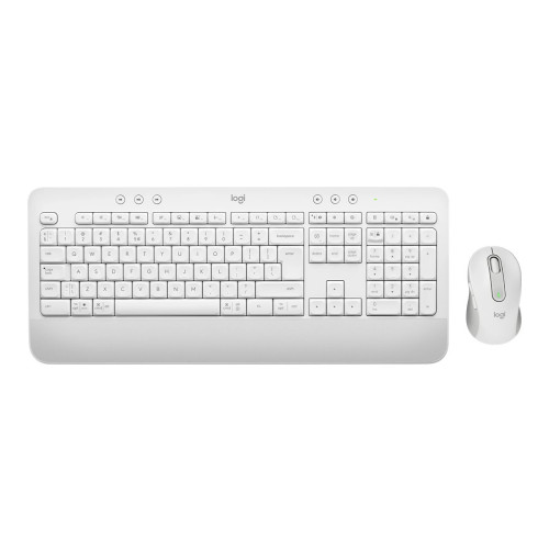 Logitech Signature MK650 Combo for Business - sats med tangentbord och mus - QWERTY - USA, internationellt - offwhite Inmatningsenhet - Tangentbord