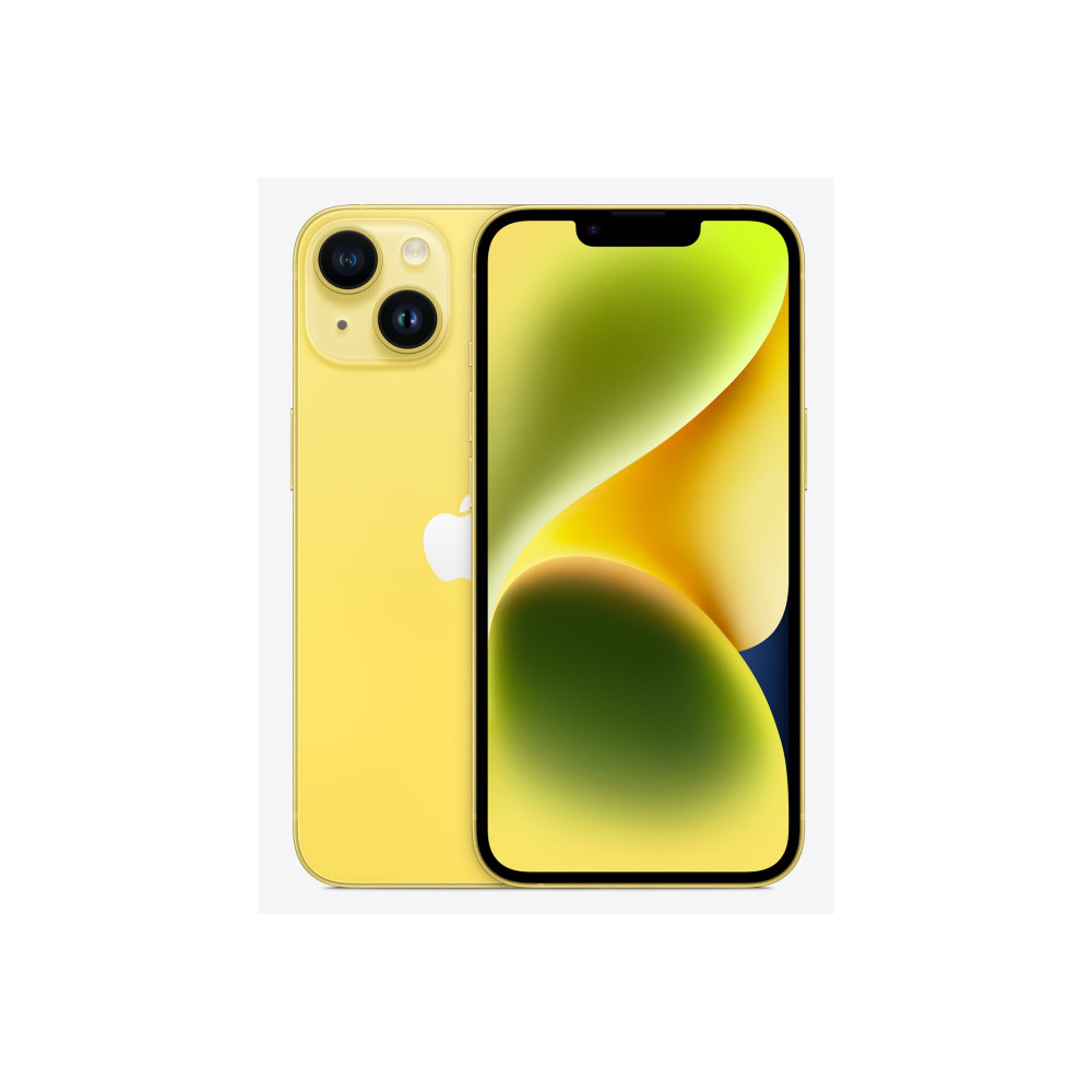 Produktbild för Apple iPhone 14 - gul - 5G smartphone - 512 GB - GSM