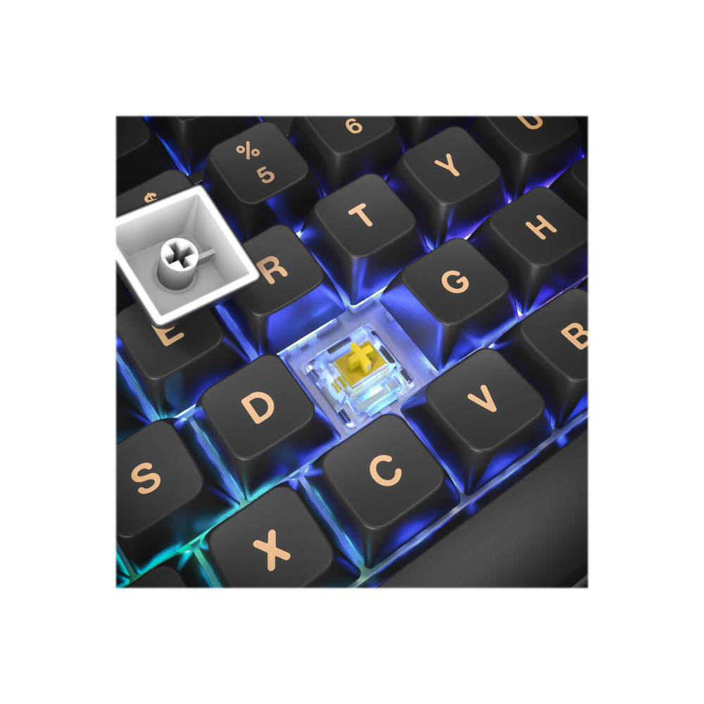 Produktbild för MKey TKL Darkness - tangentbord - QWERTY Inmatningsenhet