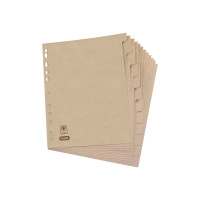 Produktbild för ELBA Touareg - avdelare - 12 delar - för A4 - tabbad - trä