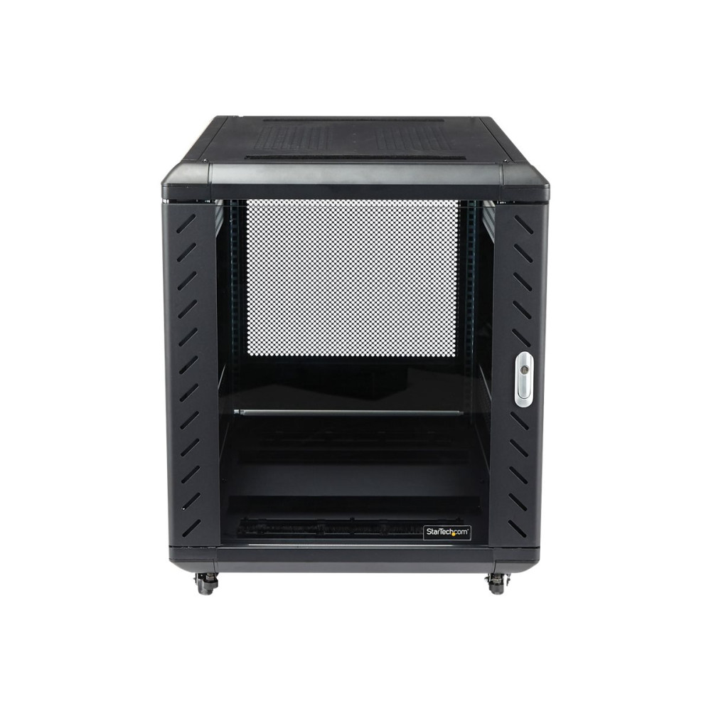 Produktbild för StarTech.com 12U 29" nedmonterbart serverskåp med hjul - rack - 12U