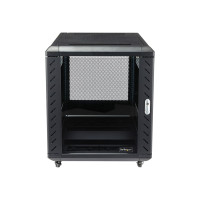 Produktbild för StarTech.com 12U 29" nedmonterbart serverskåp med hjul - rack - 12U