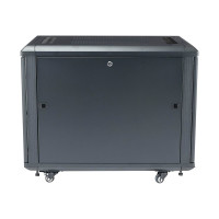 Produktbild för StarTech.com 12U 29" nedmonterbart serverskåp med hjul - rack - 12U
