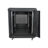 Produktbild för StarTech.com 12U 29" nedmonterbart serverskåp med hjul - rack - 12U