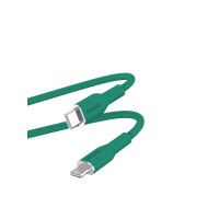 Produktbild för PURO PUCAPLTUSBCICONDKGRN, 1,5 m, Lightning, USB C, Hankoppl...