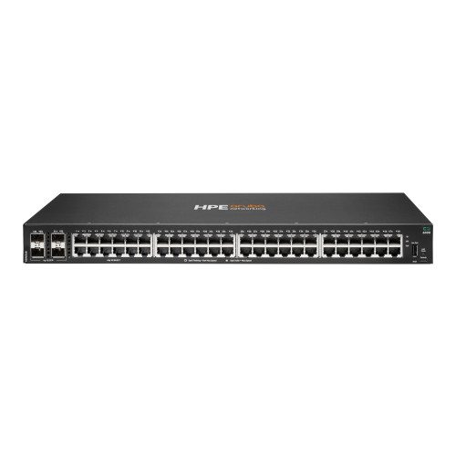 HP E Aruba Networking CX 6000 48p 10M/100M/1G 4p SFP 1G Switch - switch - 48 portar - Administrerad - rackmonterbar - Switchar & Hubbar