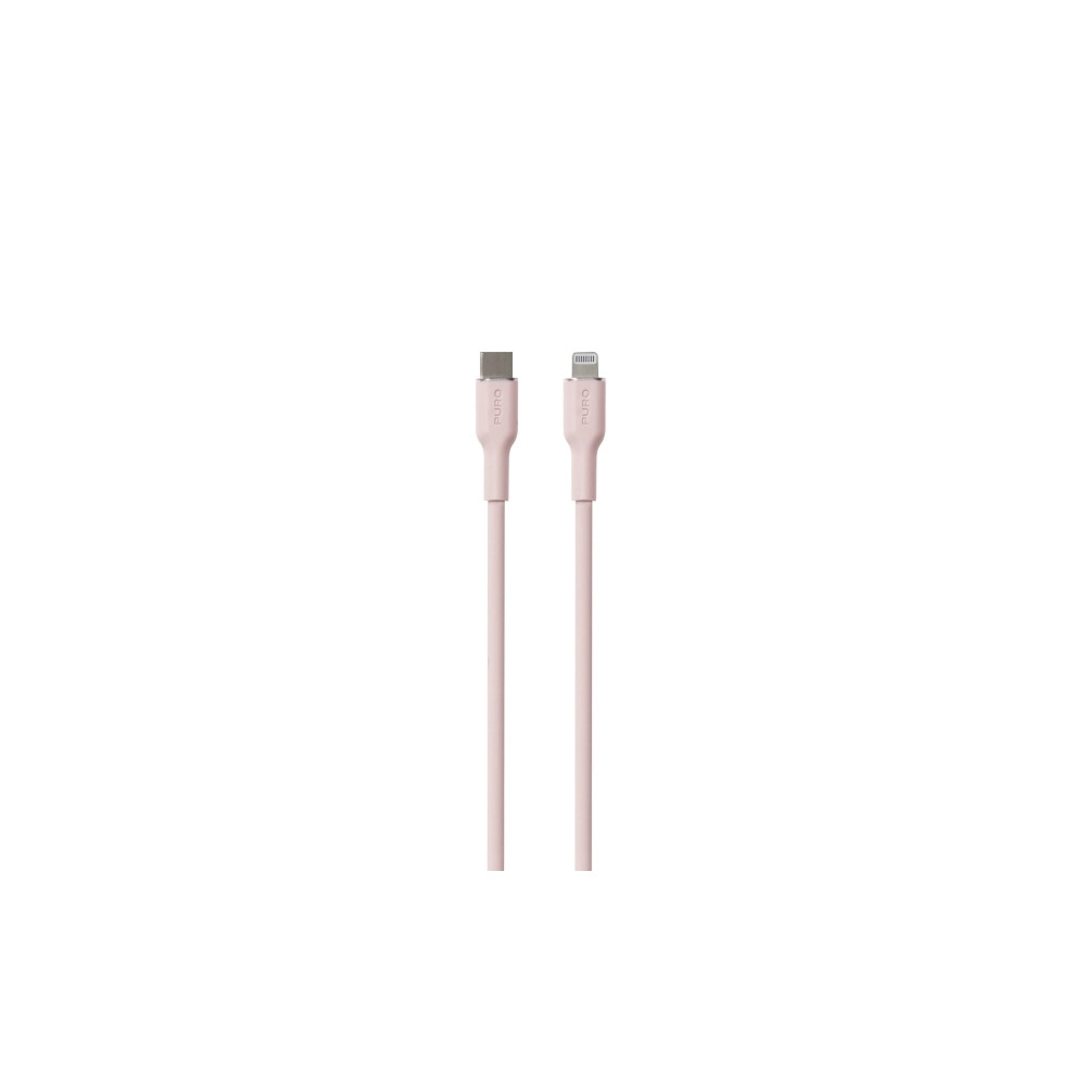 Produktbild för PURO PUCAPLTUSBCICONROSE, 1,5 m, Lightning, USB C, Hankoppli...