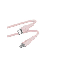 Produktbild för PURO PUCAPLTUSBCICONROSE, 1,5 m, Lightning, USB C, Hankoppli...