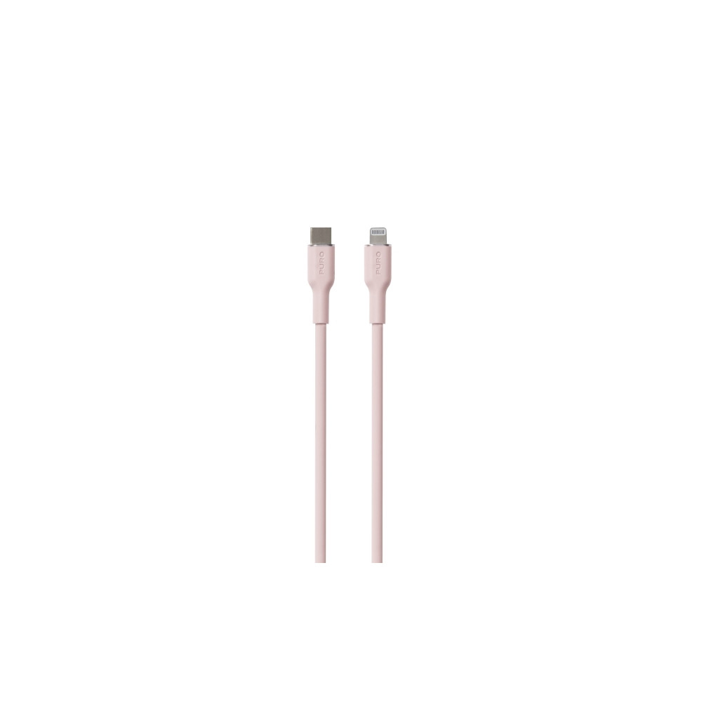Produktbild för PURO PUCAPLTUSBCICONROSE, 1,5 m, Lightning, USB C, Hankoppli...