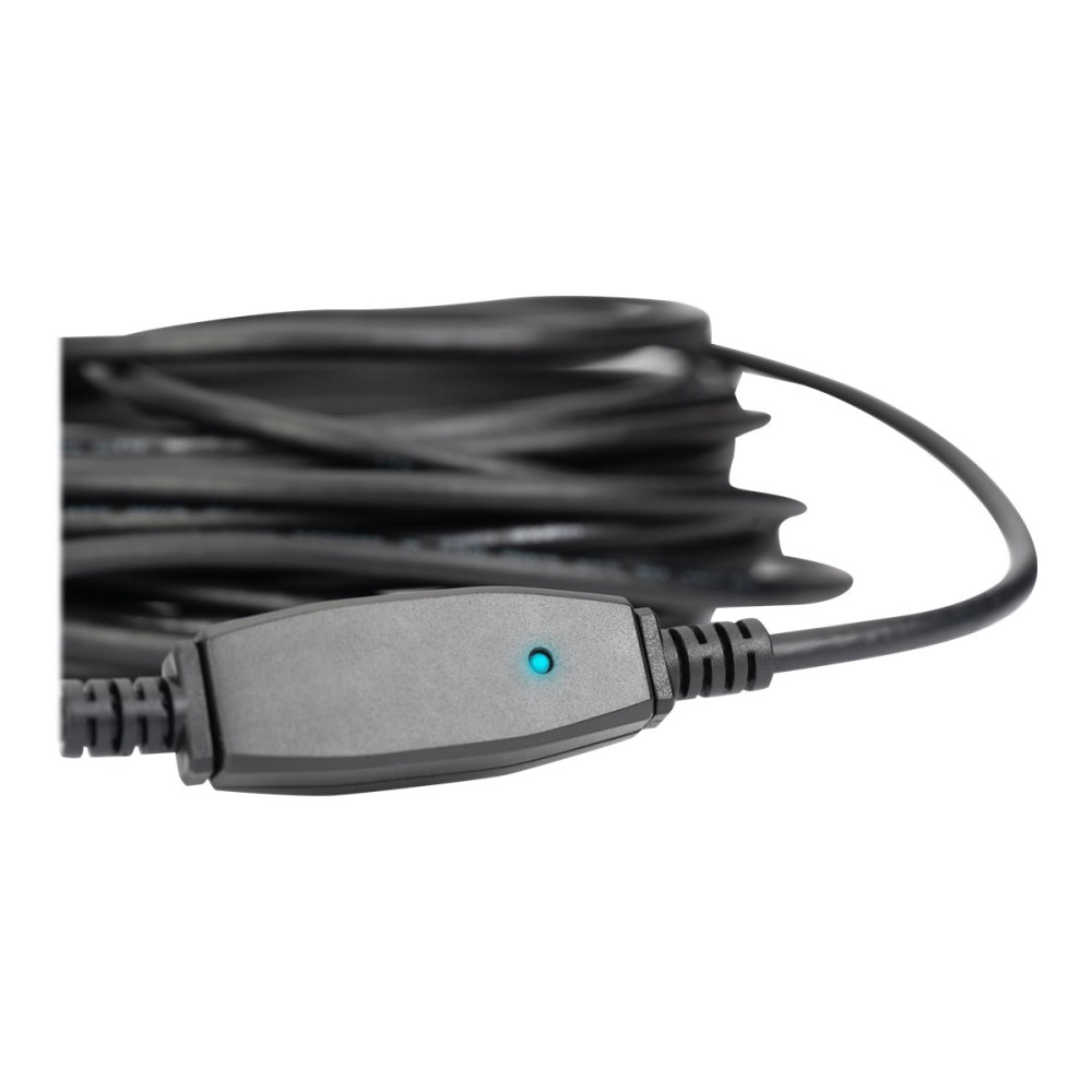 Produktbild för DIGITUS - USB-förlängningskabel - USB typ A till USB typ A - 20 m