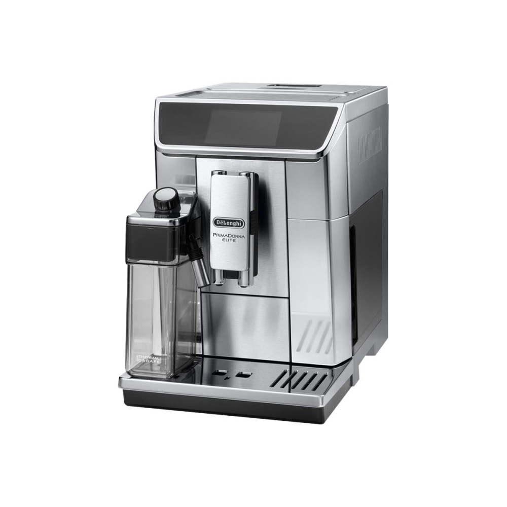 Produktbild för De'Longhi PrimaDonna Elite ECAM 656.75.MS - automatisk kaffekokare med mjölkskummare - 19 bar - metall/svart