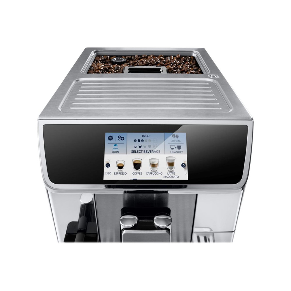 Produktbild för De'Longhi PrimaDonna Elite ECAM 656.75.MS - automatisk kaffekokare med mjölkskummare - 19 bar - metall/svart