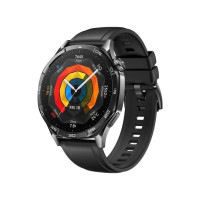 Produktbild för Huawei Watch GT 5 - rostfritt stål - smart klocka med rem - svart