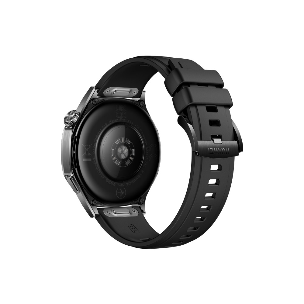 Produktbild för Huawei Watch GT 5 - rostfritt stål - smart klocka med rem - svart