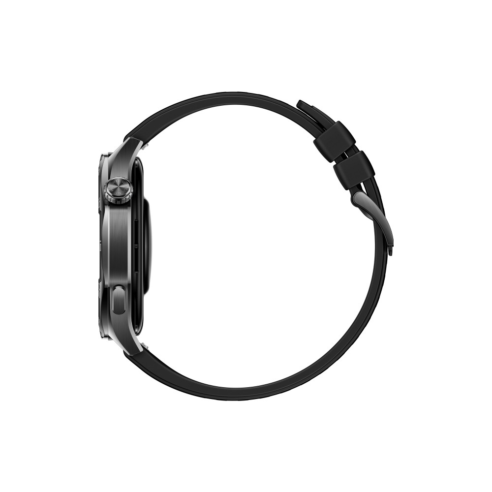 Produktbild för Huawei Watch GT 5 - rostfritt stål - smart klocka med rem - svart