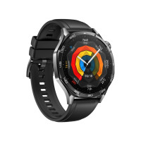 Produktbild för Huawei Watch GT 5 - rostfritt stål - smart klocka med rem - svart