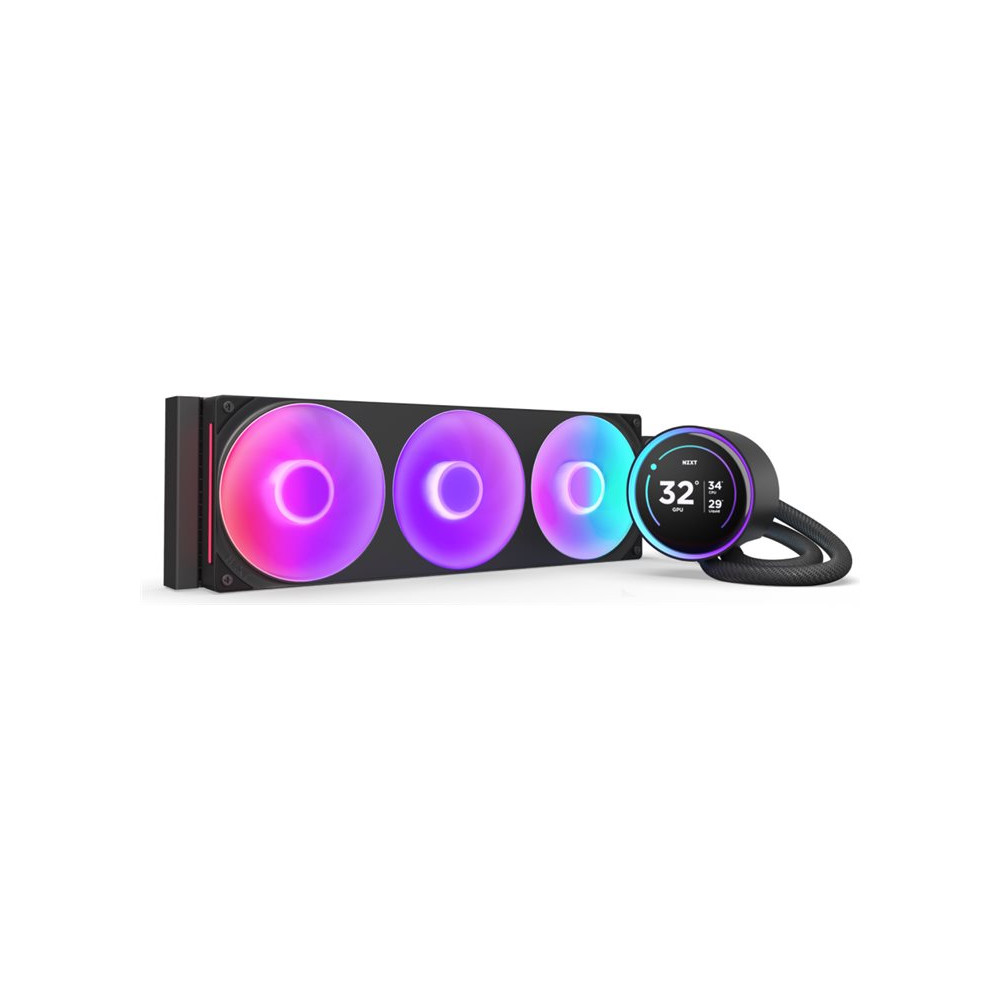 Produktbild för NZXT Kraken Elite 360 RGB - kylsystem med vätska till processorn - med LCD-display