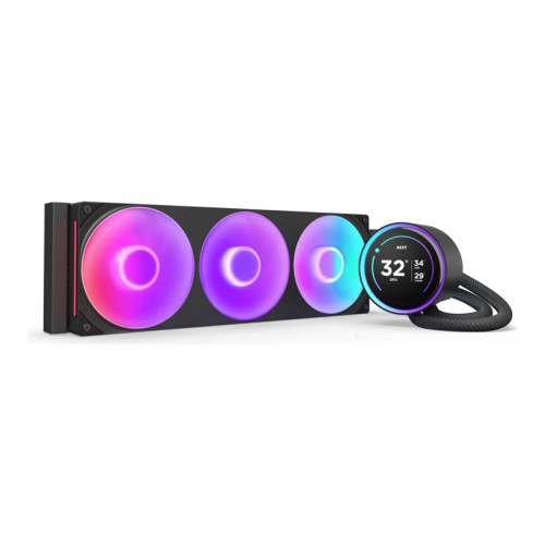 NZXT NZXT Kraken Elite 360 RGB - kylsystem med vätska till processorn - med LCD-display